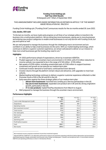 Thumbnail Funding Circle Half-year Report 2022-h1