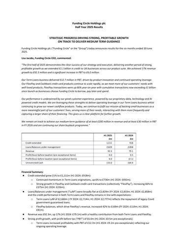 Thumbnail Funding Circle Half-year Report 2025-h1