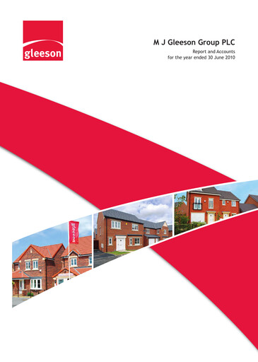 Thumbnail MJ Gleeson plc Annual Report 2010