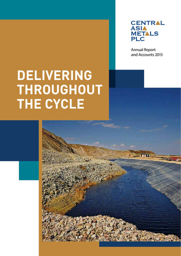Thumbnail Central Asia Metals Annual Report 2015