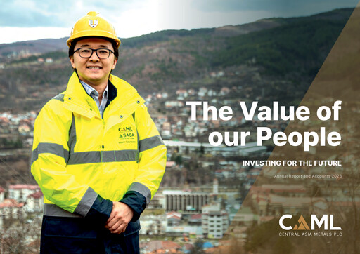 Thumbnail Central Asia Metals Annual Report 2023