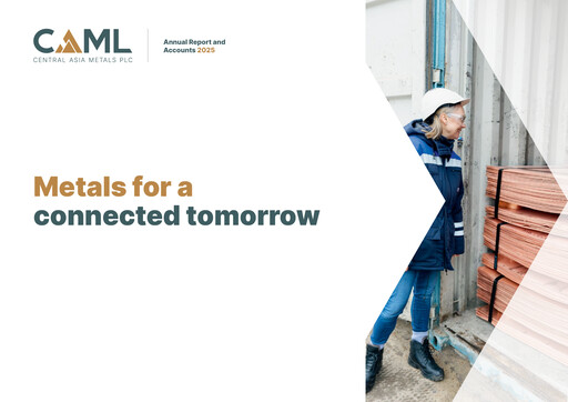 Thumbnail Central Asia Metals Annual Report 2025