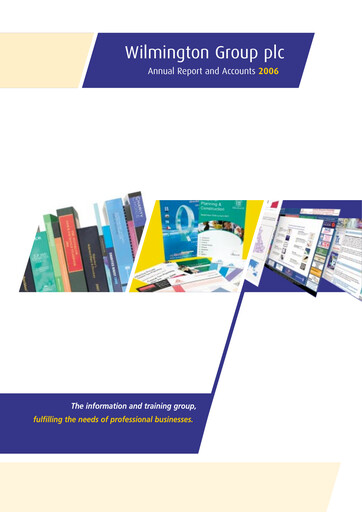 Thumbnail Wilmington plc Annual Report 2006