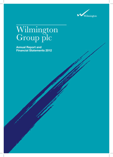 Thumbnail Wilmington plc Annual Report 2012
