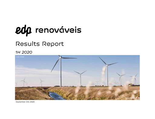 Miniature EDP Renováveis Rapport semestriel 2020-h1