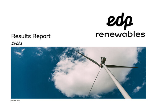 Miniature EDP Renováveis Rapport semestriel 2021-h1