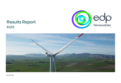 Miniature EDP Renováveis Rapport semestriel 2025-h1