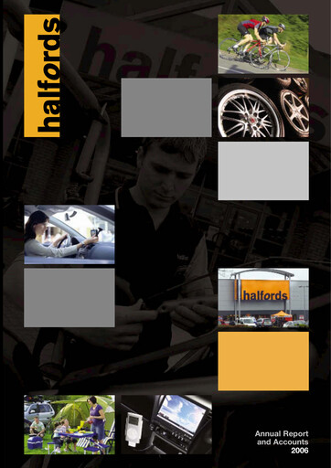 Thumbnail Halfords Group Annual Report 2006