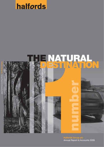 Thumbnail Halfords Group Annual Report 2009
