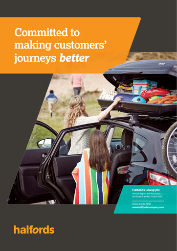 Thumbnail Halfords Group Annual Report 2016