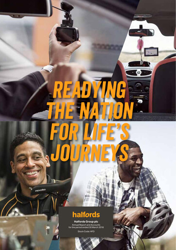 Thumbnail Halfords Group Annual Report 2018