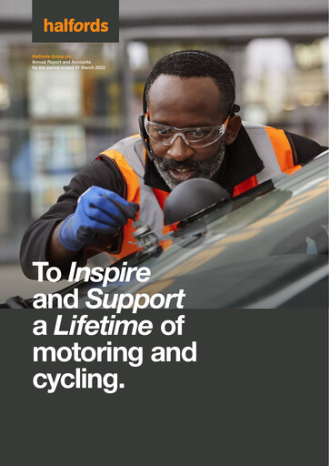 Thumbnail Halfords Group Annual Report 2023