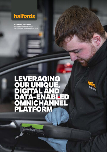 Thumbnail Halfords Group Annual Report 2024