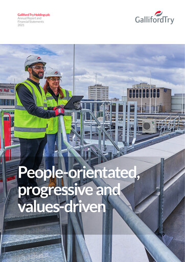 Thumbnail Galliford Try Annual Report 2021