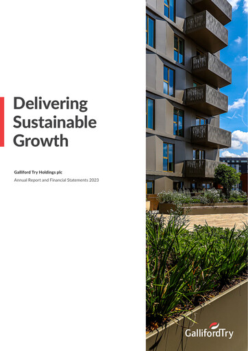 Thumbnail Galliford Try Annual Report 2023