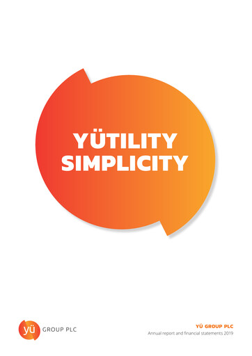 Thumbnail Yü Group Annual Report 2019