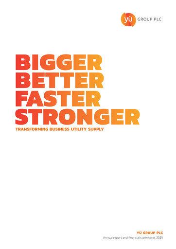 Thumbnail Yü Group Annual Report 2020