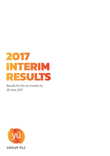 Vorschaubild Yü Group Halbjahresbericht 2017-h1
