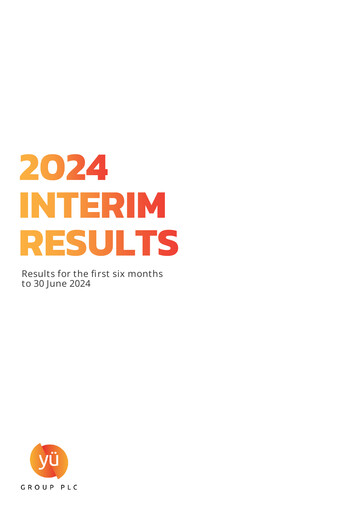 Vorschaubild Yü Group Halbjahresbericht 2024-h1