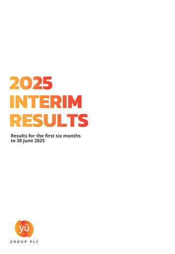 Vorschaubild Yü Group Halbjahresbericht 2025-h1