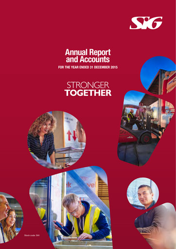Thumbnail SIG plc Annual Report 2015