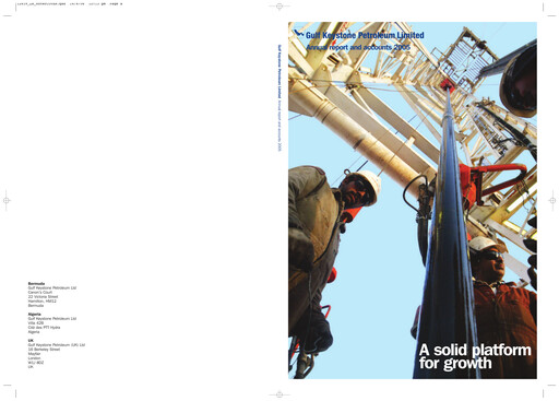 Thumbnail Gulf Keystone Petroleum Annual Report 2005