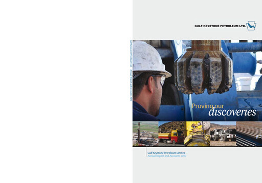 Thumbnail Gulf Keystone Petroleum Annual Report 2010