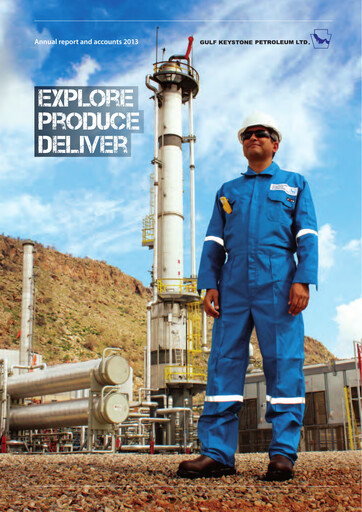 Thumbnail Gulf Keystone Petroleum Annual Report 2013
