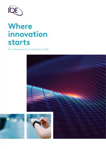 Thumbnail IQE plc Annual Report 2021