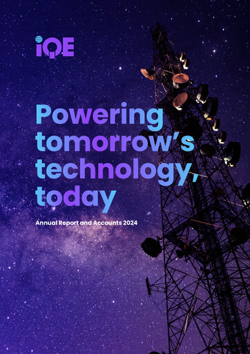 Thumbnail IQE plc Annual Report 2024