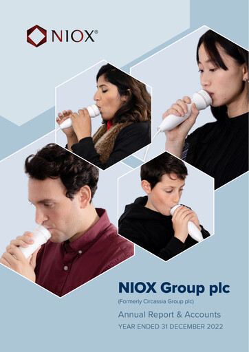 Thumbnail NIOX Group Annual Report 2022
