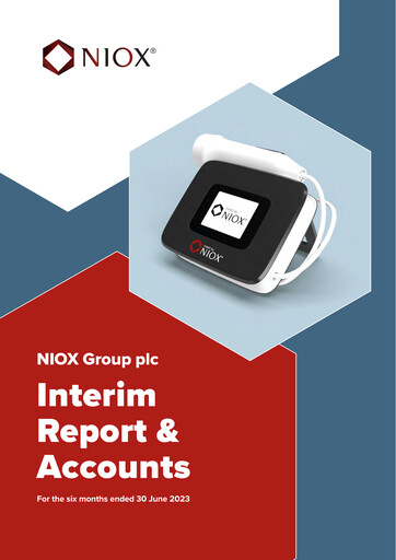 Thumbnail NIOX Group Half-year Report 2023-h1