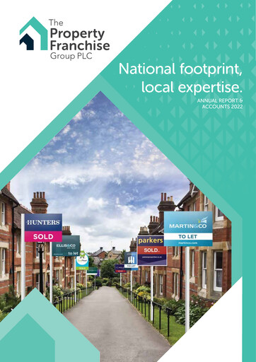 Thumbnail The Property Franchise Group Annual Report 2022