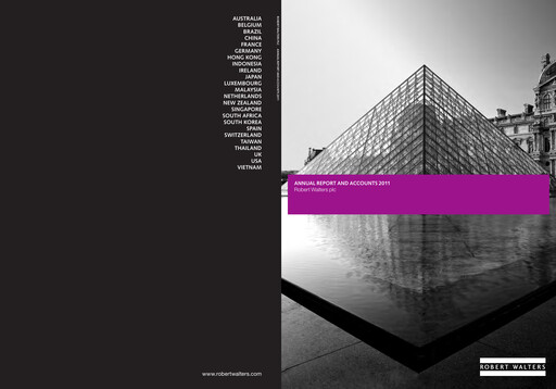 Thumbnail Robert Walters Annual Report 2011