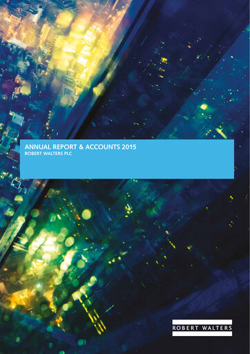 Thumbnail Robert Walters Annual Report 2015