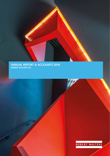 Thumbnail Robert Walters Annual Report 2016