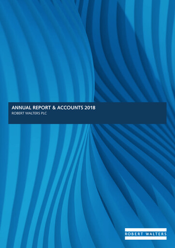Thumbnail Robert Walters Annual Report 2018