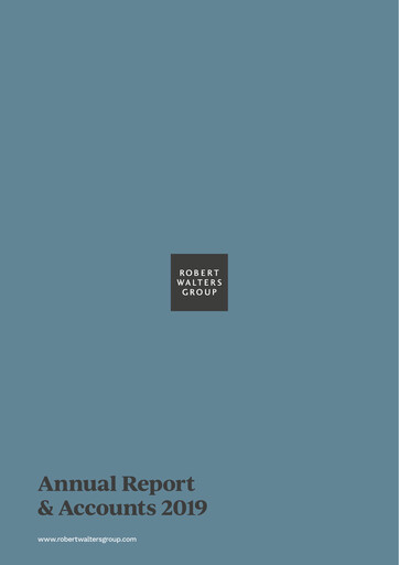 Thumbnail Robert Walters Annual Report 2019