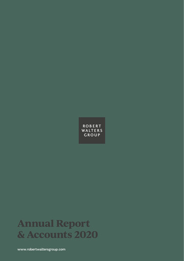 Thumbnail Robert Walters Annual Report 2020