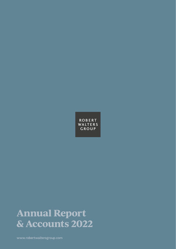 Thumbnail Robert Walters Annual Report 2022
