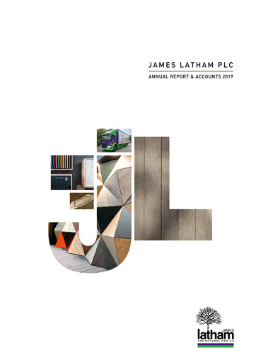 Thumbnail James Latham plc Annual Report 2018-2019