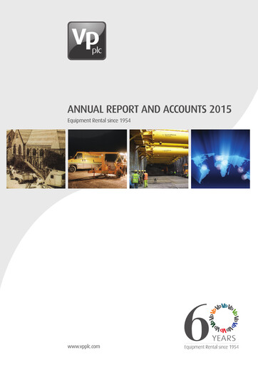 Thumbnail Vp plc Annual Report 2015