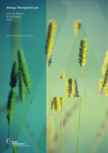 Thumbnail Allergy Therapeutics Annual Report 2015
