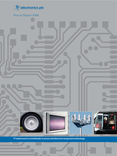 Thumbnail TT Electronics Annual Report 2006