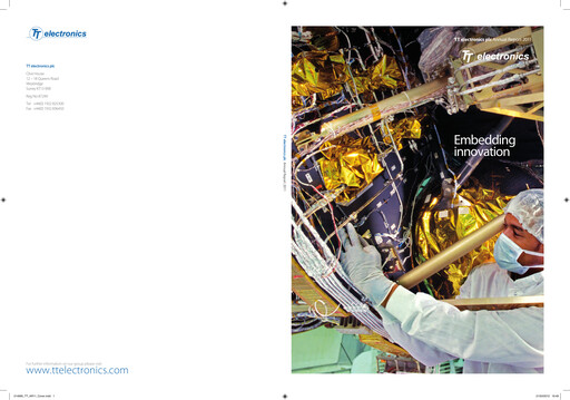 Thumbnail TT Electronics Annual Report 2011