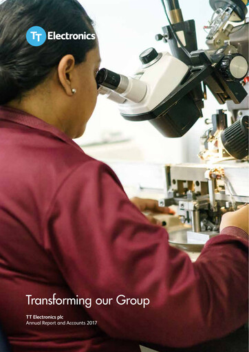 Thumbnail TT Electronics Annual Report 2017