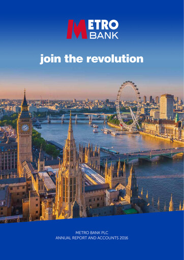 Thumbnail Metro Bank Holdings Annual Report 2016