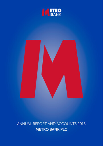 Thumbnail Metro Bank Holdings Annual Report 2018