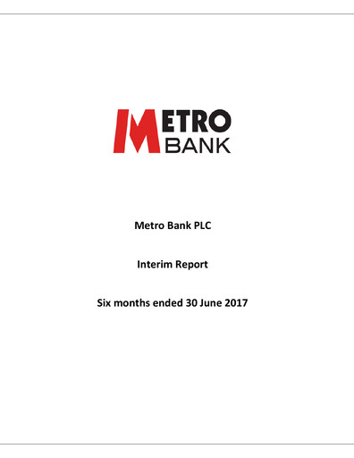 Thumbnail Metro Bank Holdings Half-year Report 2017-h1