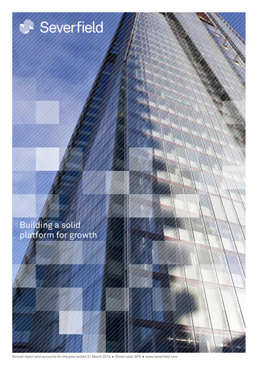 Vorschaubild Severfield Jahresbericht 2014